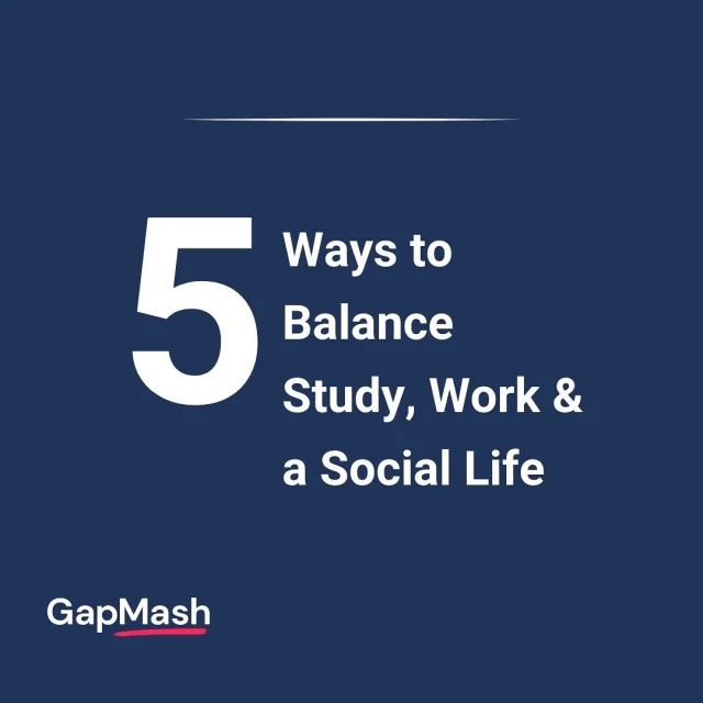 Uni. Work. Social life. Sleep. Eat. Repeat… oh wait, GapMash says: have them all ✨

Balance isn’t magic, it’s planning smarter.

Here are 5 ways to balance study, work and a social life at uni

Try using GapMash to make scheduling easier. Link in Bio ⬆️ download for iOS and Android
.
.
.
.
.
.
.
.
.
#roundhouseunsw
#universityeventplanners
#studentgig
#unswlibrary
#unswroundhouse
#arcunsw
#usydlife
#unswsydney
#unievents
#lifeasastudent
#universityoftechnologysydney
#usyd
#unsw
#uts
#universitystudent
#unicampus
#meetupwithfriends
#universityevents
#utslife
#linkup
#camperdown
#whatsonsydney
#events
#sydney
#gapmash